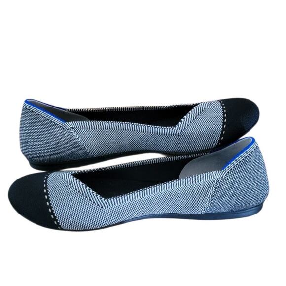 Rothy's The Flat‎ Captoe Misty Grey Women's Size 7.5 Slip-on Career Work Office - Picture 6 of 10